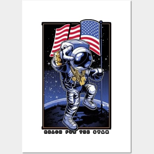 Space man Posters and Art